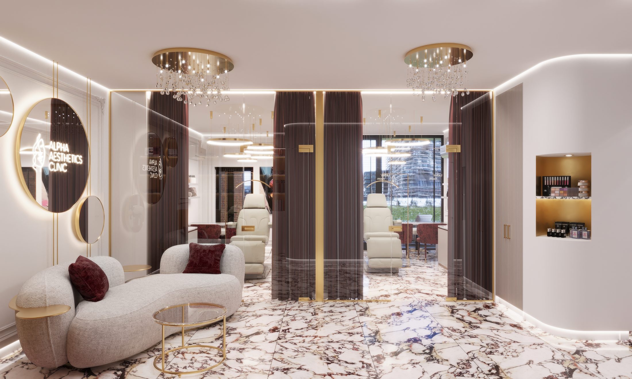 Alpha Aesthetics Clinic — приемната зона